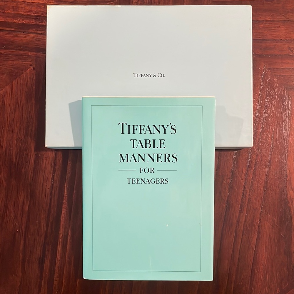 Tiffany & Co. Table Manners For Teenagers Book & Box